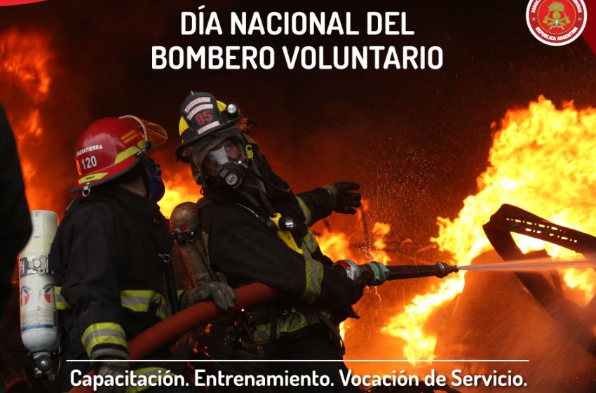  TOQUE DE SIRENA PARA CELEBRAR EL DÍA DEL BOMBERO VOLUNTARIO