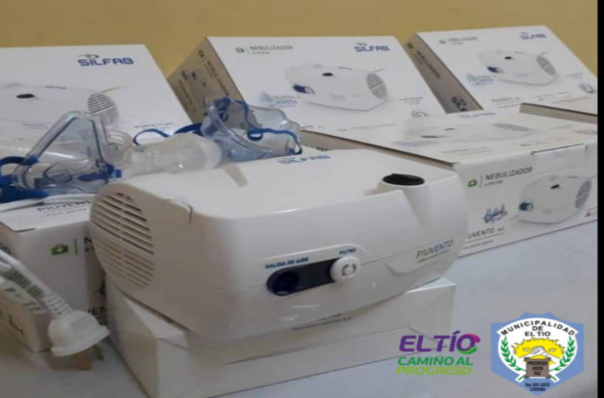  Covid: compraron nebulizadores