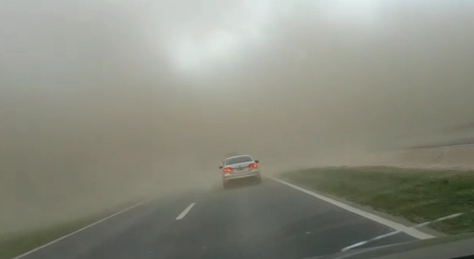  Choque en cadena por condiciones climáticas